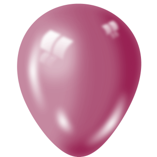 Metallic Pink Balloons -12" Latex (100ct)