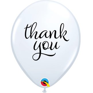 SIMPLY THANK YOU WHITE -11"  (25CT)