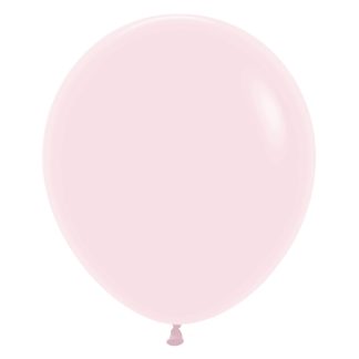 Pastel Matte Solid Pink 609 Balloons - 18" Latex (25ct)