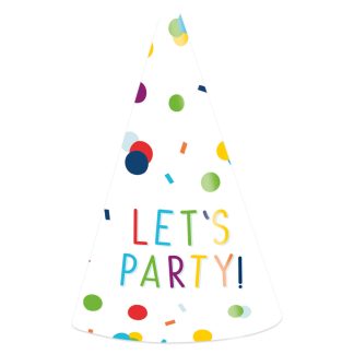 Confetti Birthday Party Hats - (8ct)