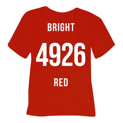 Bright Red Turbo Heat Transfer Vinyl - (305mm x 1m)