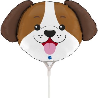 Mini Dog Head Shape Balloon – Foil 14"