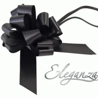 Black Poly Pullbows - 30mm (30ct)