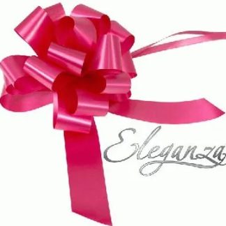 Deep Cerise Poly Pullbows - 30mm (30ct)