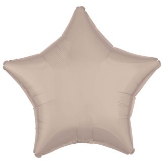 Silk Lustre Latte Star Standard Foil - 18" foil (10 Pack) Unpackaged