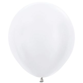 Satin Solid Pearl 406 Latex Balloons - 18" Latex (25ct)