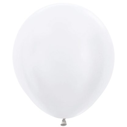 Satin Solid Pearl 406 Latex Balloons - 18" Latex (25ct)