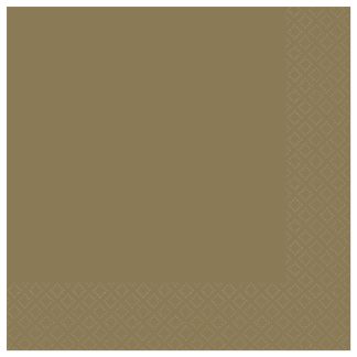 Creme Brulee Luncheon Napkins 33cm - (20ct)