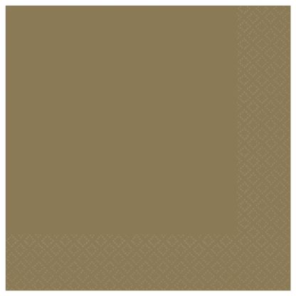 Creme Brulee Luncheon Napkins 33cm - (20ct)