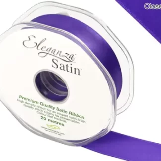 Purple No.36 Double Faced Satin - (25mm x 20m)