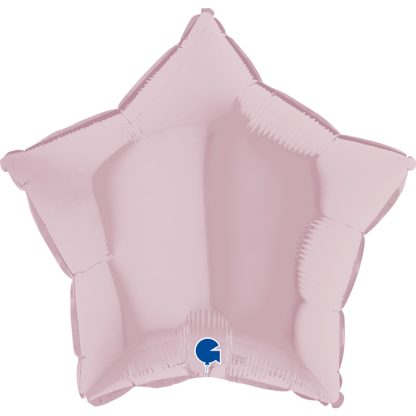 Mini Pastel Pink Star Shape Air-Filled Balloon – 9″ Foil