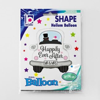 Happily Ever After Car Wedding SuperShape  - 31"/79cm Foil