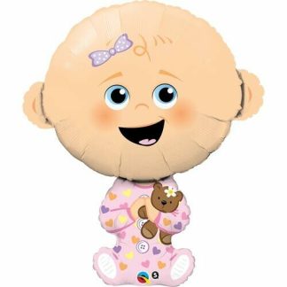 Mini Baby Girl Shape Air-Filled Balloon – 14" Foil