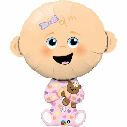 Mini Baby Girl Shape Air-Filled Balloon – 14" Foil