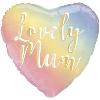 Lovely Mum Ombre Standard Balloon - 18" Foil