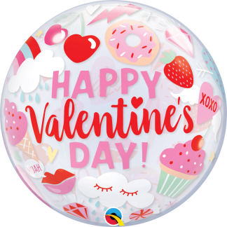 Everything Valentine's Balloon - 22" Bubble