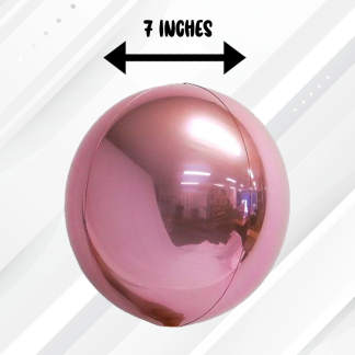 Loon Balls® 18cm (7") Metallic Light Pink (1ct)