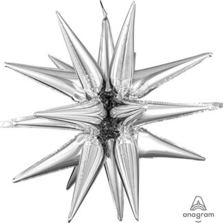 Large Silver Magic Star Air-fill Only - 35" Foil