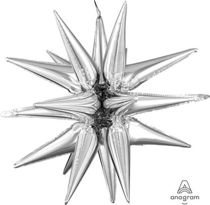 Large Silver Magic Star Air-fill Only - 35" Foil