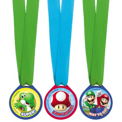 Super Mario Mini Award Medals - 1 PKG/12 - Image 2