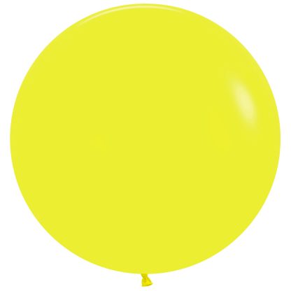 Fashion Yellow 020 Balloons - 24" Latex (3ct)