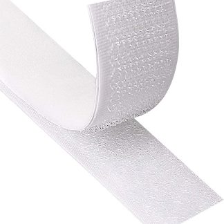 VELCRO White Hooks & Loop strips on a Roll - (50mm x 5M)
