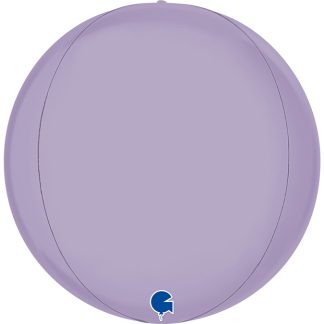 Satin Lilac 4D Globe - 15" Foil