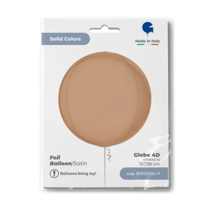 Satin Nude 4D Globe - 15" Foil - Image 2