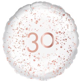 30th Birthday Rose Gold Celebration Standard Foil - 18" Foil