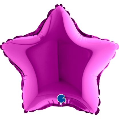 Mini Purple Star Shape Air-Filled Balloon – 9″ Foil
