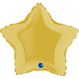 Mini Pastel Yellow Star Shape Air-Filled Balloon – 9″ Foil