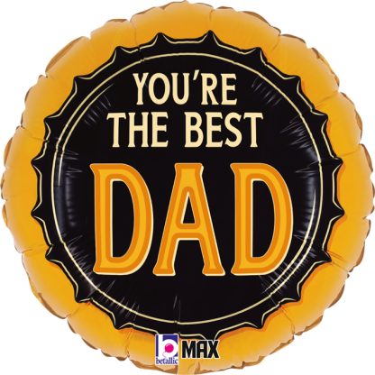 Best Dad Beer Balloon - 18" Foil