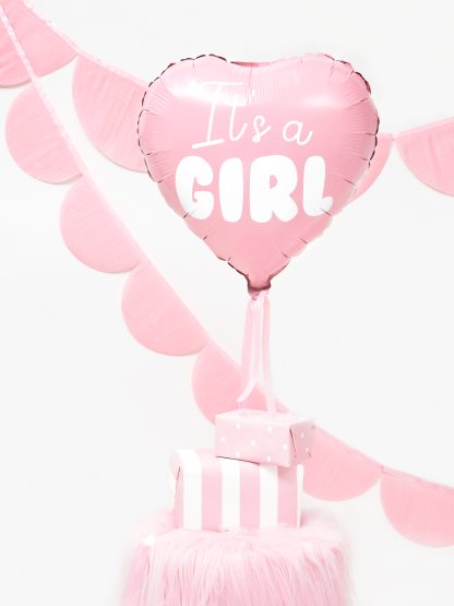 It's a girl Foil Balloon - 45 cm - Image 2