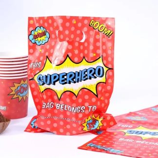 Superhero Loot Bags - (8ct)