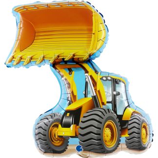 Bulldozer Supershape Balloon - Unpackaged Foil