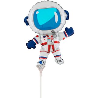 Mini Astronaut Shape Air-Filled Balloon – Foil 14"