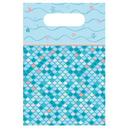 Mermaid Tales Paper Lootbags - 1 PKG/8 - Image 2