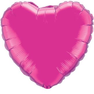 Mini Magenta Heart Shape Balloon – 9″ Foil