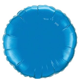 Mini Sapphire Blue Round Shape Balloon – 4″ Foil