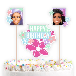 Barbie Sweet Life Cake Bunting - 26cm x 15cm