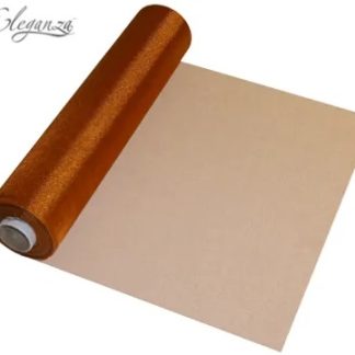 Copper Soft Sheer Organza - 29cm x 25m