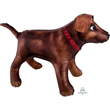 Golden Dog Ultrashape Balloon - 36" Foil