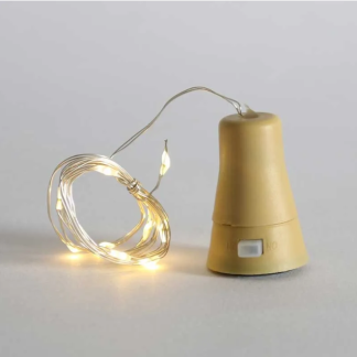 Elements Solar Powered LED Bottle Light 10 Bulbs Warm White - 1pc