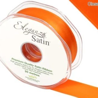 Orange No.04 Double Faced Satin - (25mm x 20m)