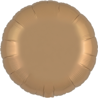 Latte Satin Round Balloon - 18" Foil Packaged