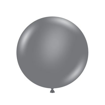 Pastel Grey Smoke Balloons - 17" Latex (5ct)