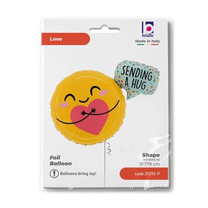 Smiley Hug Single Pack SuperShape  - Foil 31"/ 79cm