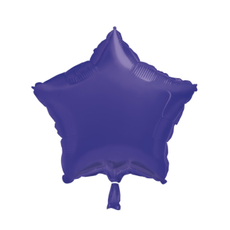 Dark Purple Star Standard Foil - 18" Foil (12 PACK)