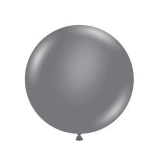 Pastel Grey Smoke Balloons - 36" Latex (2ct)