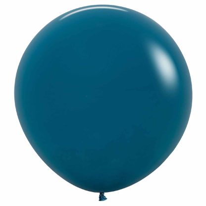 Fashion Deep Teal 035 Balloons - 24" Latex (3ct)